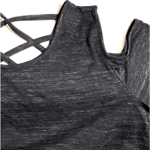 🆕🦋LANE BRYANT Off The Shoulder Strappy Back Sweatshirt🦋 - Picture 9 of 11